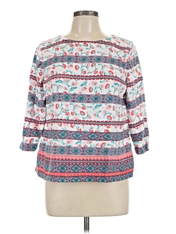 Talbots Outlet 3/4 Sleeve Blouse (view 1)