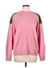 Boden 100% Wool Color Block Pink Wool Pullover Sweater Size M - photo 1