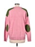 Boden 100% Wool Color Block Pink Wool Pullover Sweater Size M - photo 2