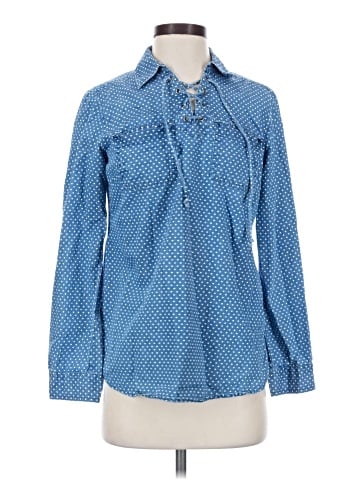 Ruff Hewn Long Sleeve Blouse (view 1)