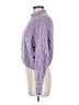 Pol 100% Polyester Purple Turtleneck Sweater Size M - photo 5