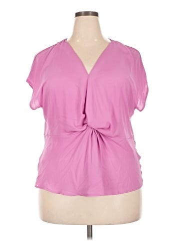 Ann Taylor Short Sleeve Blouse (view 1)