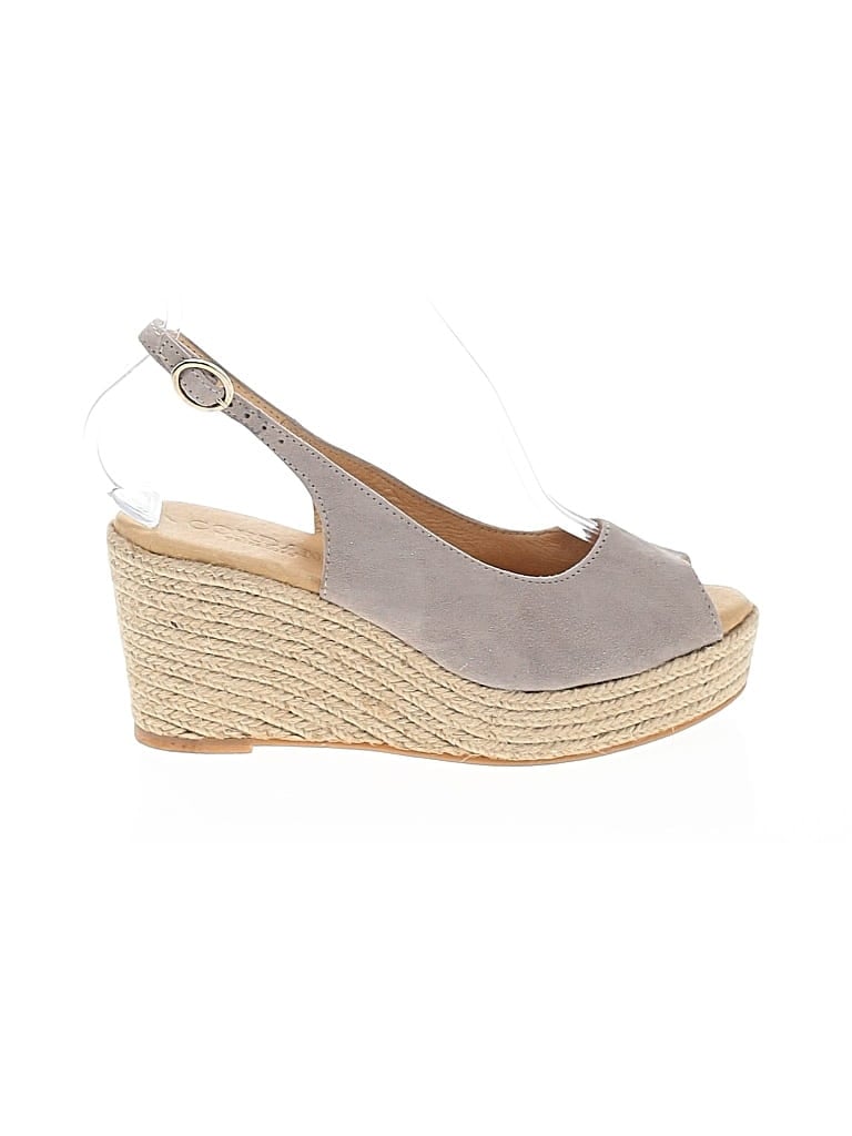 Pre-owned Cordani Wedges In Gray