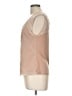 BCBGMAXAZRIA 100% Polyester Tan Sleeveless Blouse Size L - photo 5