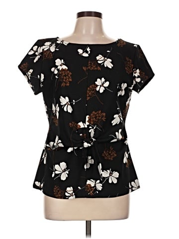 Ann Taylor Factory Short Sleeve Blouse (view 1)