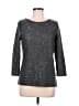 Anne Klein Metallic Silver Pullover Sweater Size M - photo 1