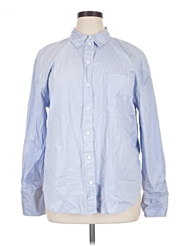 Madewell Relaxed Button-Up Shirt in Poplin (view 1)