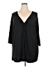 Ellos Black 3/4 Sleeve Top Size 2X - photo 1
