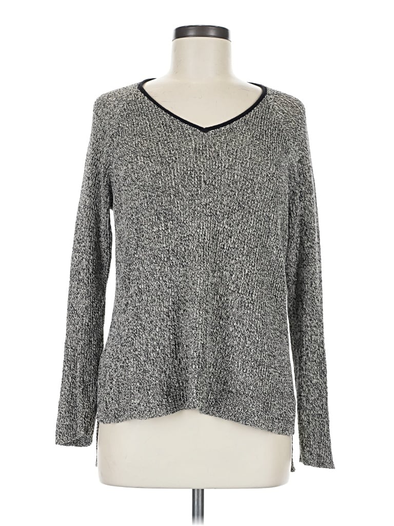 Pre-owned Eileen Fisher Pullover Sweater In Gray