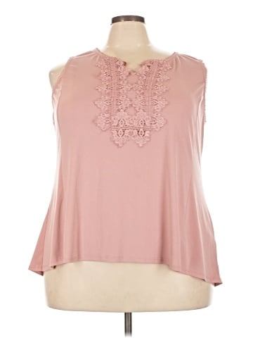 Roz & Ali Sleeveless Blouse (view 1)