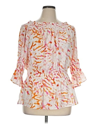 CAbi 3/4 Sleeve Blouse (view 1)