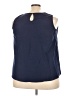 Roaman's 100% Polyester Blue Sleeveless Blouse Size 22W - photo 2