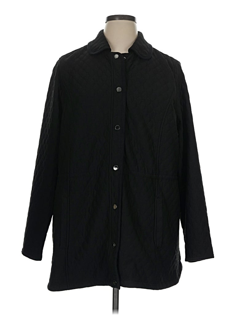 Pre-owned Isaac Mizrahi Coat In Black