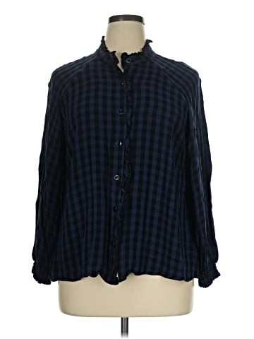 CAbi Long Sleeve Button-Down Shirt (view 1)