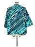 Roaman's 100% Polyester Teal Cardigan Size 22W - photo 2