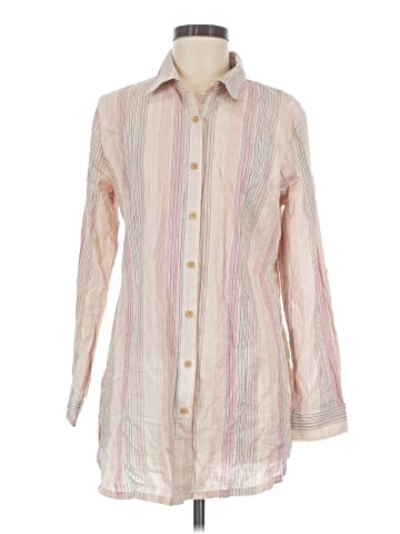 Solitaire Long Sleeve Button-Down Shirt (view 1)
