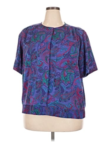 Alfred Dunner Short Sleeve Blouse (view 1)