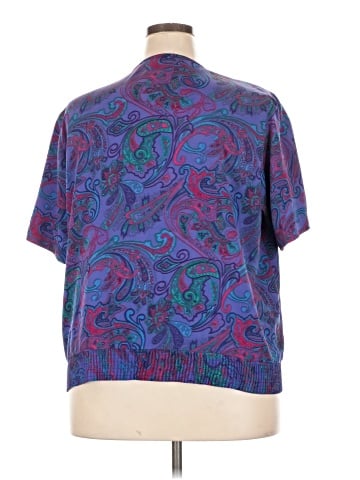 Alfred Dunner Short Sleeve Blouse (view 2)