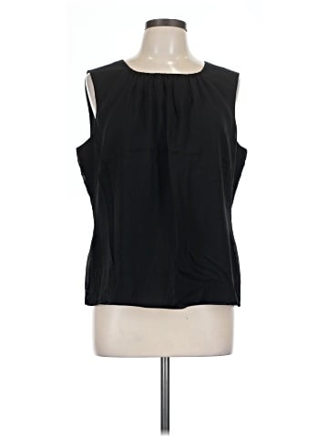 St. John Collection Sleeveless Silk Top (view 1)