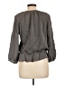 Joie Gray 3/4 Sleeve Blouse Size L - photo 2