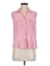 Notations 100% Silk Pink Sleeveless Silk Top Size M - photo 1