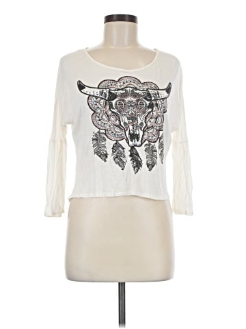 Wish and Whim 3/4 Sleeve T-Shirt (view 1)