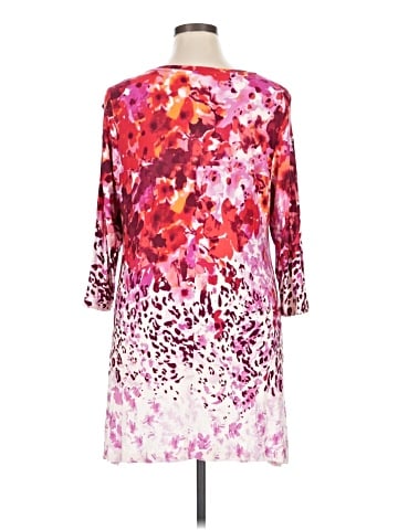 LOGO by Lori Goldstein Casual Dress (view 2)