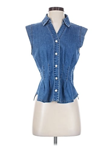 Bagatelle Denim Vest (view 1)