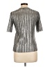 Atmosphere Metallic Silver Short Sleeve Turtleneck Size L (estimated) - photo 2