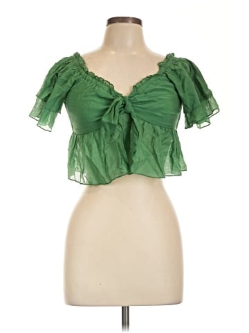 Lulus Short Sleeve Blouse (view 1)
