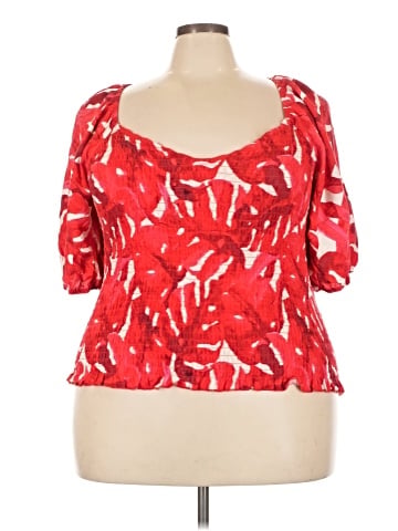 City Chic Short Sleeve Blouse (view 1)