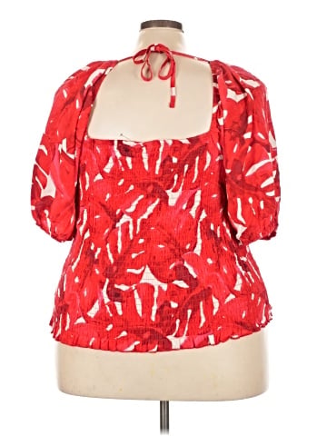 City Chic Short Sleeve Blouse (view 2)