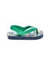 Wonder Nation Green Flip Flops Size 5 - 6 Kids - photo 1