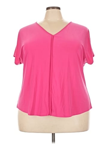 Bar III Short Sleeve Blouse (view 1)