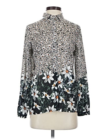 Zara Basic Long Sleeve Blouse (view 1)