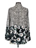 Zara Basic Floral Black Long Sleeve Blouse Size S - photo 2