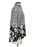 Zara Basic Floral Black Long Sleeve Blouse Size S - photo 4