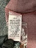 Glam 100% Polyester Burgundy Long Sleeve Henley Size M - photo 8