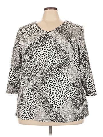 Jessica London 3/4 Sleeve T-Shirt (view 1)