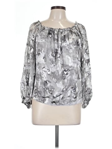 White House Black Market 3/4 Sleeve Blouse (view 1)