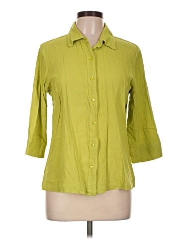 Coldwater Creek 3/4 Sleeve Button-Down Shirt (view 1)