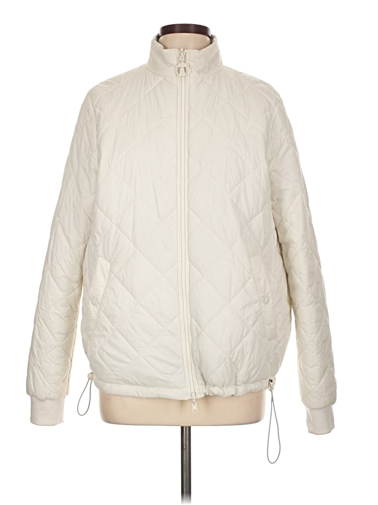 Pre-owned Barbour Jacket In Ivory