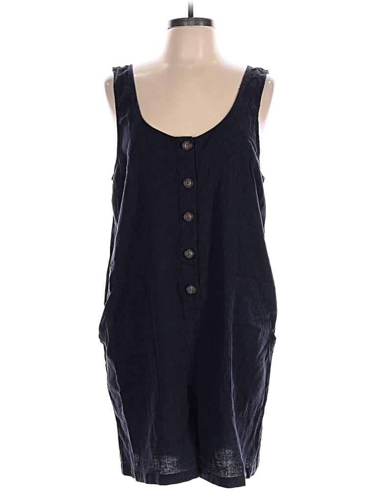Pre-owned Marine Layer Romper In Blue