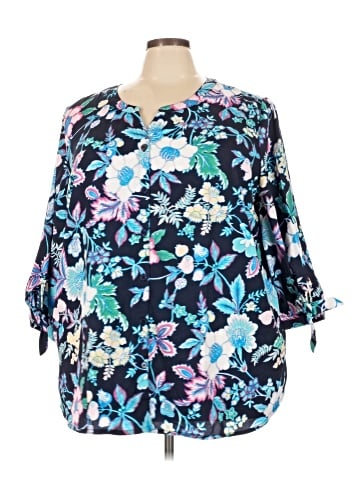 Catherines 3/4 Sleeve Blouse (view 1)
