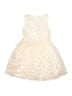 Calvin Klein 100% Polyester Stars Ivory Dress Size 8 - photo 1