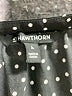 41Hawthorn 100% Polyester Polka Dots Black 3/4 Sleeve Blouse Size L - photo 7