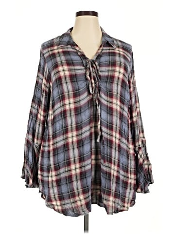 Seven7 3/4 Sleeve Blouse (view 1)
