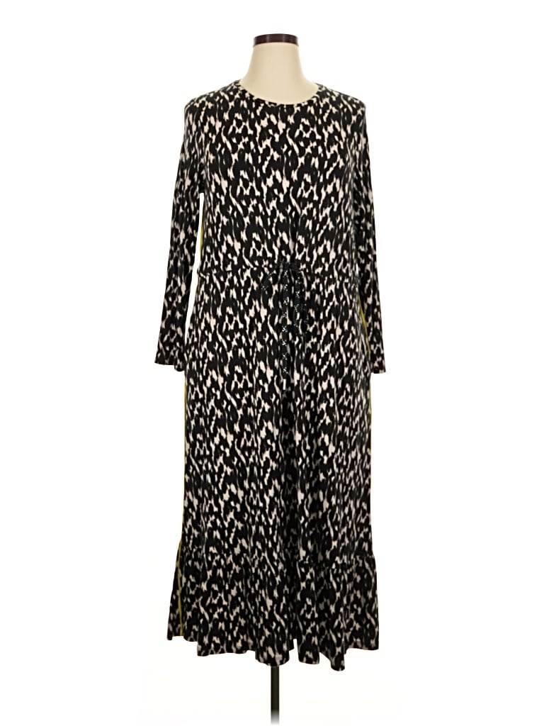 Pre-owned Saint + Sofia Casual Dress In Black