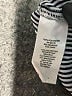 T Tahari 100% Polyester Stripes Gray Short Sleeve Blouse Size L - photo 8