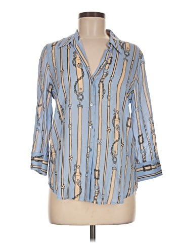 L'Agence 3/4 Sleeve Button-Down Shirt (view 1)